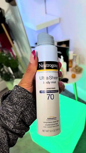 Neutrogena Ultra Sheer Body Mist SPF 70 Sunscreen Spray Review