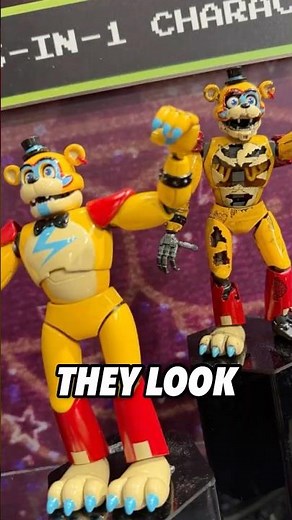 The NEW FNAF Security Breach FIGURES are INSANE! #fnaf #actionfigures #fivenightsatfreddys #new