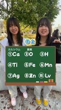 この元素記号は何？