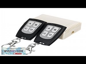 2 Transmitter+ 12V 4CH Channel Relay RF Wireless Remote Control Switch Receiver