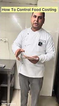 HOW TO CONTROL FOOD COSTING Watch Full Video.#food #shortvideo #cooking #training #chef #viral #tips