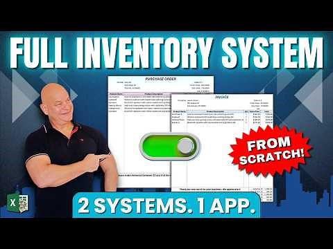 Build A Complete Excel Inventory System (Invoices + Purchase Orders Included!)