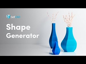 Shape Generator | SelfCAD Basic Modeling tools