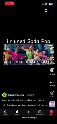 My miniature carbonated beverage