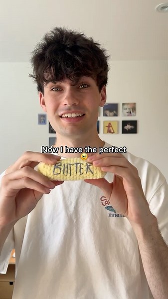 Crocheting the Viral $500 Butter Squishy… 😭🧈