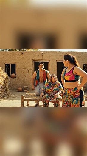 AI Ne Banaya Gaon… Par Yeh Gaon Reality Se Bahut Door Hai! |😅🤣|#viralvideo #trending