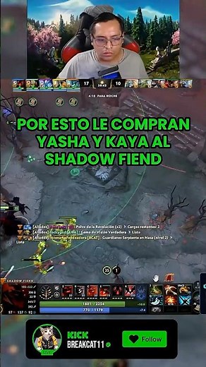 LA NUEVA BUILD DE SHADOW FIEND HARD CARRY🤯 #dota2 #dota2support #dota2shorts