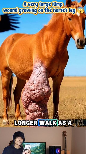 6.3K views · 390 reactions | The horse's leg grew a very large lump wound  a good bird helped it until something really scary came out 沈 | Phendekar Kapak Naga Geni | Facebook