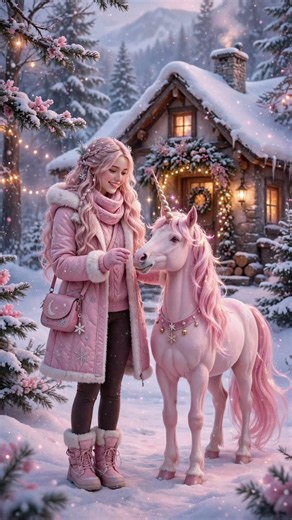 Pink Dream Unicorn 4K Wallpaper That POPS OUT! 🦄✨ | Enchanted Castle