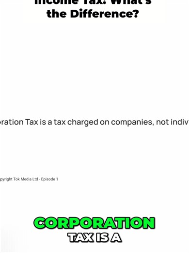Episode 001 — UK Corporation Tax Explained Corporation Tax applies to the profits of UK companies and certain non-UK companies trading in the UK. As at September 2025. Educational content only. Full UK episode on YouTube: https://youtu.be/55T-ZSyNj-g #CorporationTax #UKTax #BusinessTax #HMRC #CompanyAccounts