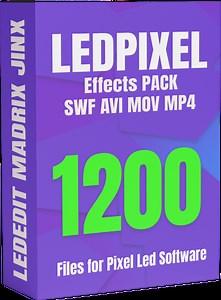 4200 Efectos LED Píxel para LEDEdit, Madrix, Jinx! y Glediator