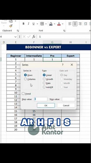 Cara Membuat Urutan Angka Otomatis di Excel Pakai Rumus