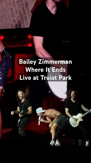 Bailey Zimmerman Where It Ends Live at Truist Park Atlanta