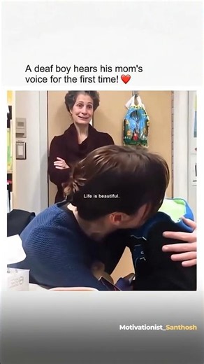 Deaf Boy Hears For The First Time 🥹❤️ | #viral #shorts #deaf #wholesome