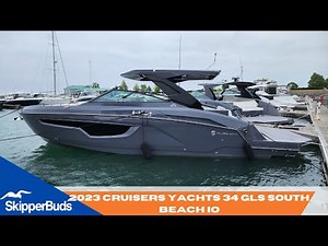 2023 Cruisers Yachts 34 GLS South Beach IO Yacht Tour SkipperBud's