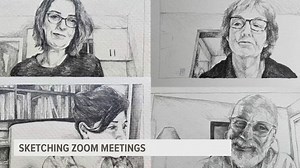 Millersville professor takes zoom meetings and turns them into sketches