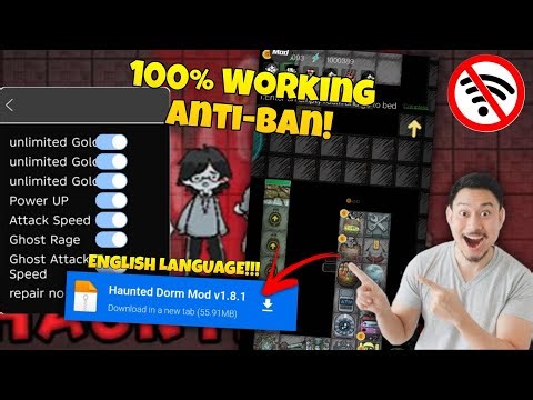 Haunted Dorm Mod Menu v1.8.0, No Ban, Unlmited Gold, Unlocked All Skin, No Cooldown | New Update!