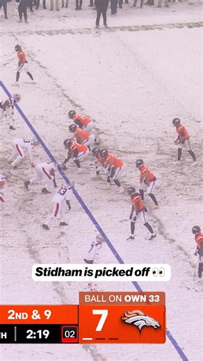 Jarrett Stidham gets picked off late in the 4th quarter down by 3 (via NFL) | NFL on FOX
