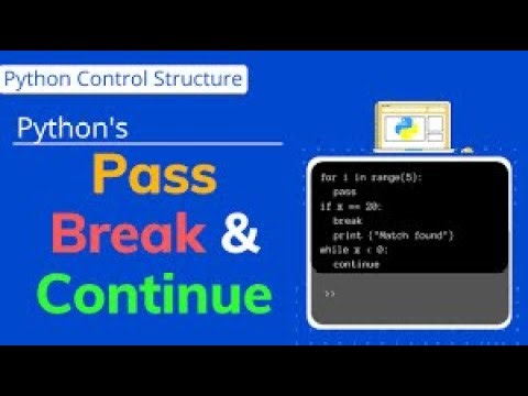 Python break and continue explained with animation | Loop control statements