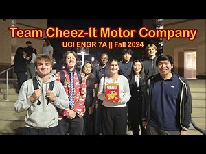 UCI ENGR 7A Rover Project - Team Cheez-It Motor Co. | Fall 2024