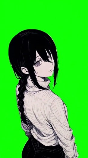 💚Anime manga chroma key for edits (Unedited version)💚