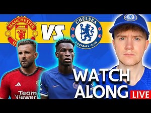 MAN UNITED vs CHELSEA LIVE WATCHALONG | PREMIER LEAGUE 23/24 STREAM ft‪@HTPZ‬