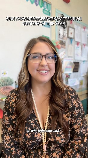 Our favorite callbacks/attention getters of the year! I cannot believe we’re at the end of another year! We have had so much fun and made so many memories. I love these little giggle bugs so much! 🐛 What are your favorite attention getters?! They love coming up with their own! #teachergram #teachersofig #almostsummer #attentiongetters #classroomcallbacks #classcallbacks #teacherhack #classroommanagement #classroom #firstgradeteacher #teacher | Lauren Brown