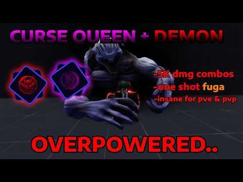 Curse Queen and Sukuna Is Too Overpowered in Jujutsu Infinite..
