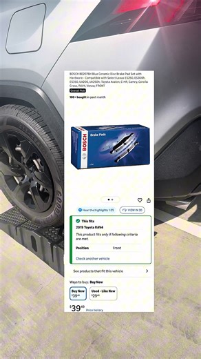 Installing Bosch Brake Pads on a RAV4