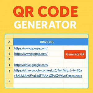 QR Code Generator Template – Google Sheets Automation Tool