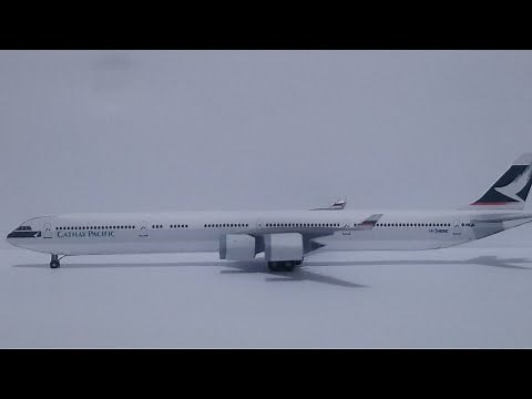 Airigami Planes: Airbus A340-600 assembly