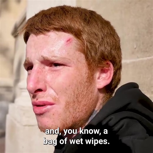 158K views · 4.1K reactions | Young Man Shares Real Truth About Sleeping Outside In Rough Weather | Invisible People | Facebook