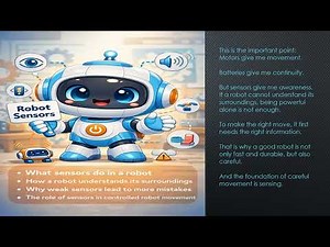 Lesson 4: Robot Sensors — How a Robot Understands Its Environment