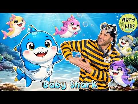 Baby Shark | Swim & Sing with ViBee | Nursery Rhymes for Babies, Toddlers, & Preschoolers