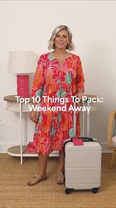 Heading for a weekend away? Then this is for you! ⁠ ⁠ Make packing super easy and follow these key styling steps to be out the door and into the weekend in no time! 😮‍💨⁠ ⁠ It's all about keeping it simple with staples and versatile pieces to have all bases covered from the beach to the bar.⁠ ⁠ What're your packing must-haves? Share in the comments below ⤵️⁠ ⁠ Love these looks? Discover these plus a range of travel-friendly pieces you'll love! Search 'video 574' on our website or click your sto