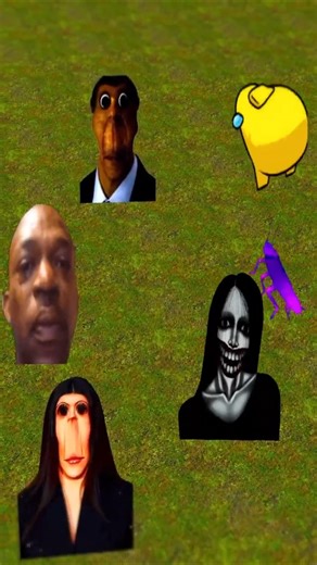 Obunga, cockroach, kloker and other in the maze #gmod #nextbot