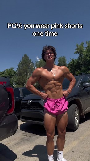 Embracing Pink Shorts: A POV Experience