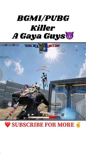 PUBG Killer Aaya Guys 😎 | Intense Fight #pubgkiller #bgmikiller #shorts