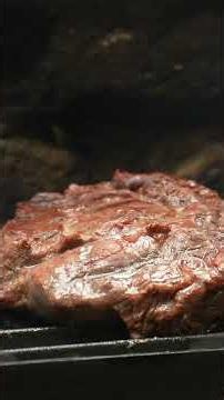 Bear steak frites, Grilled on the fire