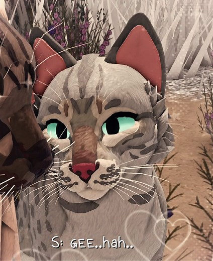 Lesbian OCs Snarka and Pebblemist in Warrior Cats