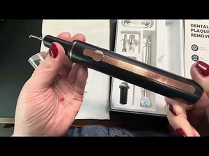 Plaque Remover for Teeth with Ultrasonic Cleaner | Rechargeable Tartar Blaster with Dental Picks
