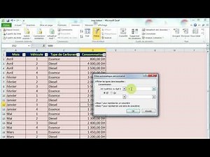 Microsoft Excel : Tri, Filtre automatique et Sous totaux