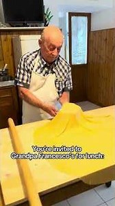 You're invited to grandpa Francesco's for lunch:
