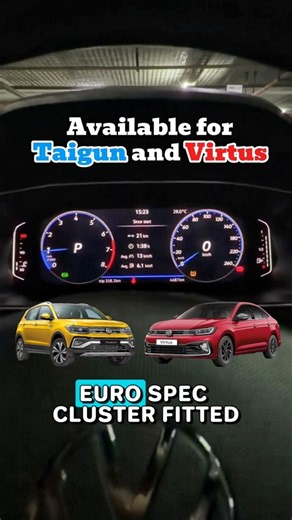 Euro spec Cluster fitted in Taigun GT Line