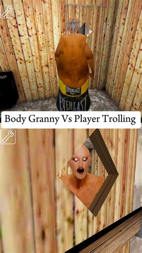 Body Granny Vs Player Trolling 👀😱 #granny #shorts