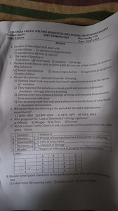 Genetics and Heredity Multiple Choice QuestionsGenetics is the... | Filo