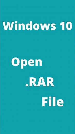 How to open a .rar file with 7zip. #shorts