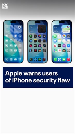 If you have an iPhone and have not updated the software lately, it's time to do so now. Officials with Apple say there is a serious security flaw, and while a fix has been released, many users have not downloaded it. Story link in comments ⬇️ | FOX 10 Phoenix