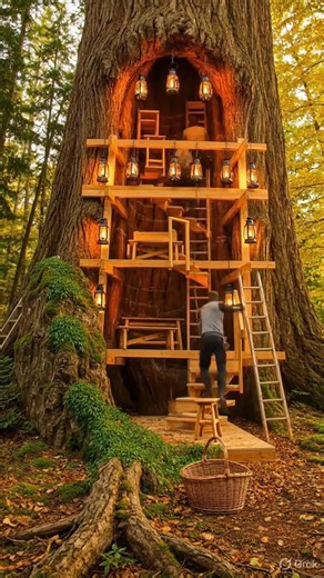 You Won’t Believe What’s Inside This Tree 🌳🤯 #viral #tree #hidden #treebranch