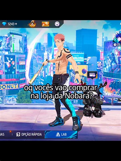 Descubra Nobara e seu Mundo em Free Fire